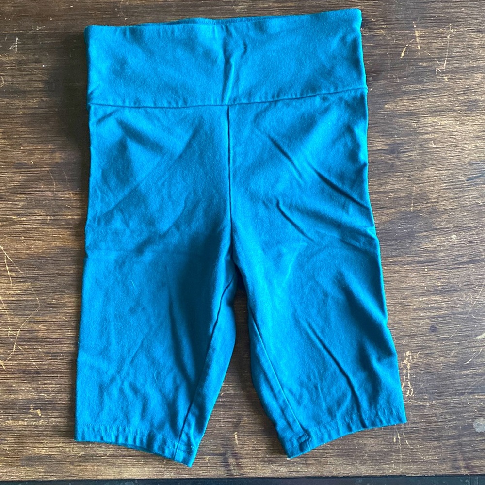 Blue Biker Shorts